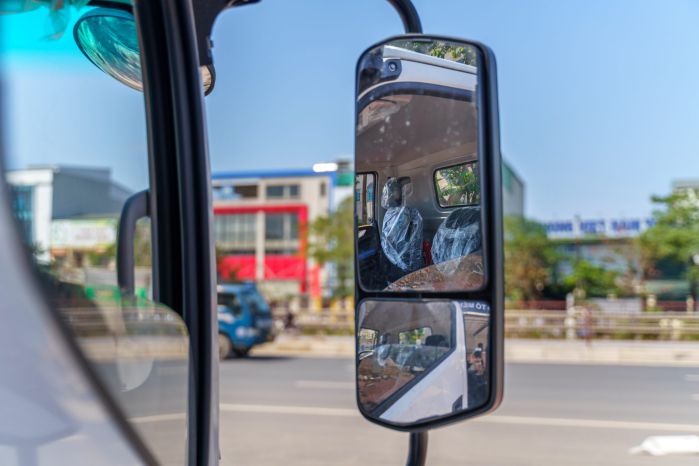 Foton S70L trang bị gương chiếu hậu hết tầm nhìn